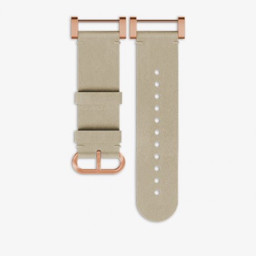 Ремешок ESSENTIAL WHITE COPPER LEATHER STRAP KIT белый/медь (набор)