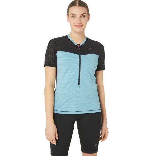 Футболка ASICS FUJITRAIL SS TOP жен. голубой XS