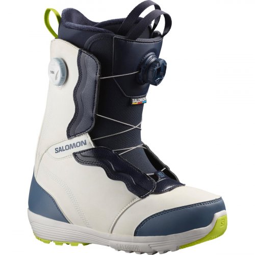 Ботинки сноубордические Salomon IVY BOA SJ BOA TEAM 22-23 белый/синий 23.5