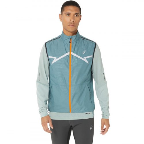 Жилет ASICS LITE-SHOW VEST муж. голубой S