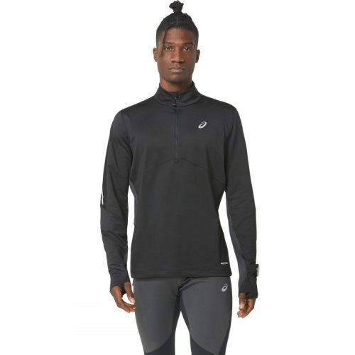 Лонгслив ASICS WINTER RUN 1/2 ZIP MID LAYER муж. черный S