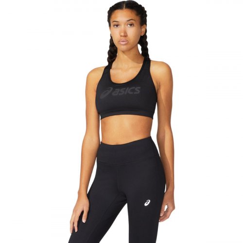 Бра ASICS CORE ASICS LOGO BRA жен. черный XS