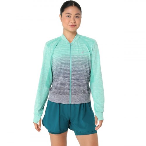 Куртка ASICS NAGINO RUN SEAMLESS JACKET жін. блакитний M