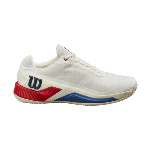 Кроссовки Wilson муж. RUSH PRO 4.0 CLAY SNOW WH/RD/BL белый/синий/красный 9US