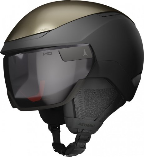 Шлем горнолыжный Volant VISOR 25-26 черный/оливковый S 51-55