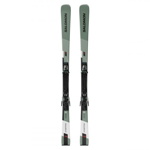Гірські лижі Salomon S/MAX 8 з кріпленнями M11 GW 24-25 оливковий/чорний/білий 165