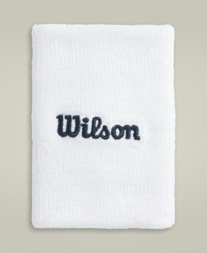 Напульсник Wilson WIDE TERRY WRISTBANDS WH/NAVY білий/синій OSFA