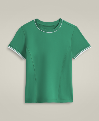 Футболка Wilson жен. TEAM SEAMLESS TEE COURTSIDE GREEN зелёный SM