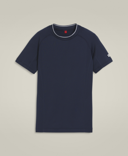 Футболка Wilson дит. YOUTH TEAM SEAMLESS CREW NAVY синій LG Футболка Wilson дит. YOUTH TEAM SEAMLESS CREW NAVY синій LG