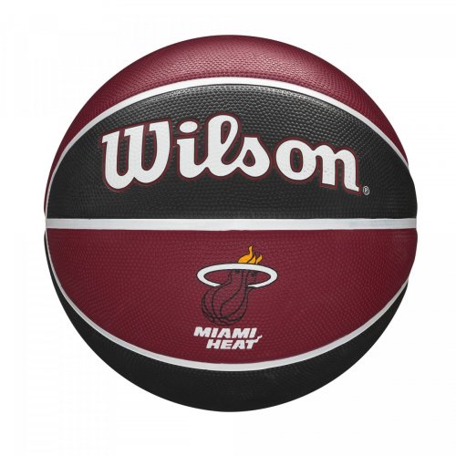 М'яч баскетбольний Wilson NBA TEAM TRIBUTE BSKT MIA HEAT SZ7 червоний/синій 7