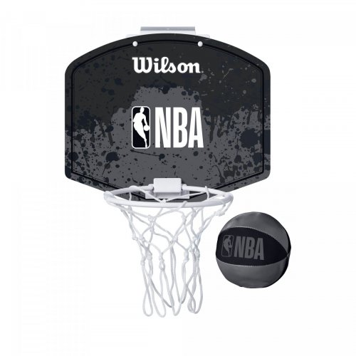 Набір баскетбольний Wilson NBA TEAM MINI HOOP NBA BLGY чорний 3