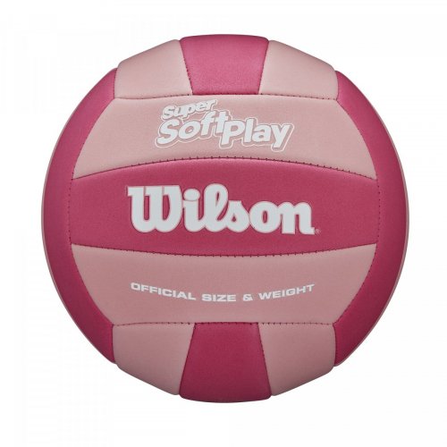 М'яч волейбольний Wilson SUPER SOFT PLAY PINK рожевий 5