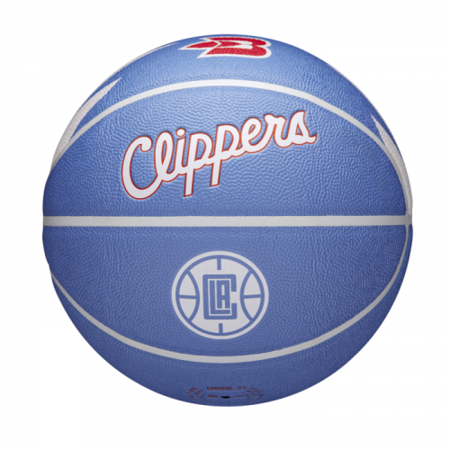 Мяч баскетбольный Wilson NBA TEAM CITY COLLECTOR BSKT LA CLIPPE SZ7 голубой 7