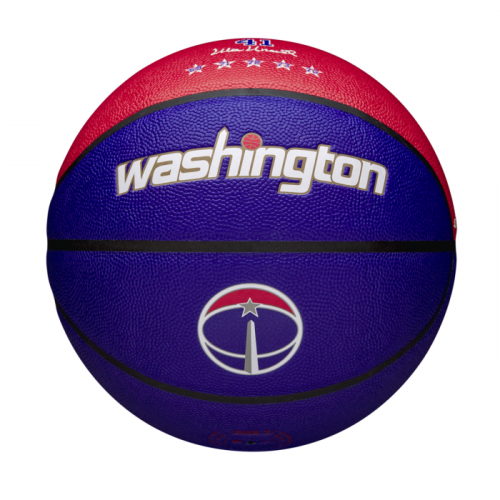 Мяч баскетбольный Wilson NBA TEAM CITY COLLECTOR BSKT WAS WIZAR SZ7 синий/красный 7