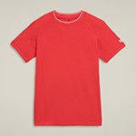 Футболка Wilson дет. YOUTH TEAM SEAMLESS CREW INFRARED красный LG