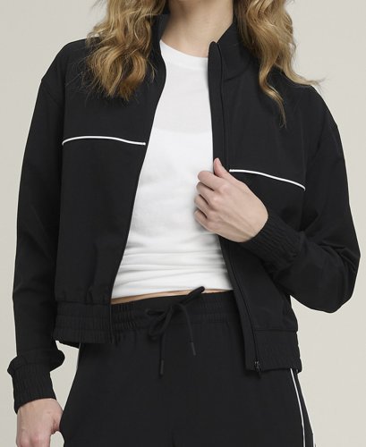Кофта Wilson жен. TEAM WARM-UP JACKET BLACK чёрный SM