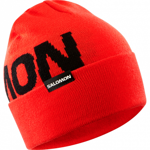 Шапка Salomon HERMITAGE BEANIE уни. красный OSFA