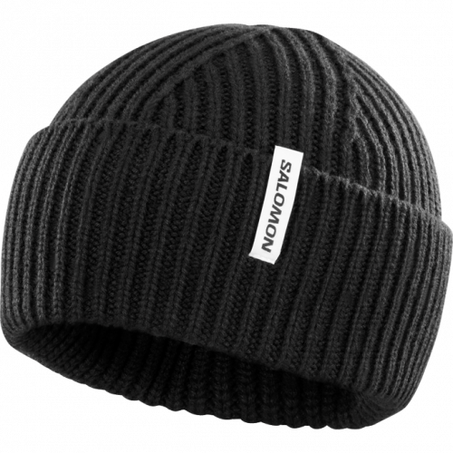 Шапка Salomon SNOWBIRD BEANIE уни. черный OSFA