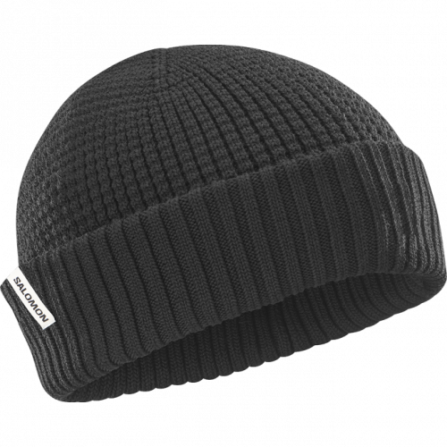 Шапка Salomon DOCKER BEANIE уни. черный OSFA