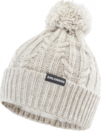 Шапка Salomon IVY BEANIE жен. белый OSFW