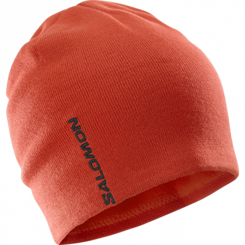 Шапка Salomon GRAPHIC BEANIE уни. красный OSFA