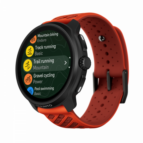 Часы SUUNTO RACE 2 CORAL ORANGE черный / оранжевый