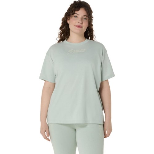 Футболка ASICS ASICS LOGO TEE жен. зеленый S