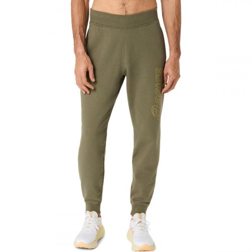 Брюки ASICS ASICS LOGO SWEATPANT муж. зеленый S