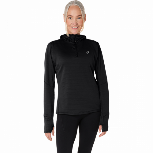 Толстовка ASICS ROAD WINTER LS HOODIE жін. чорний M