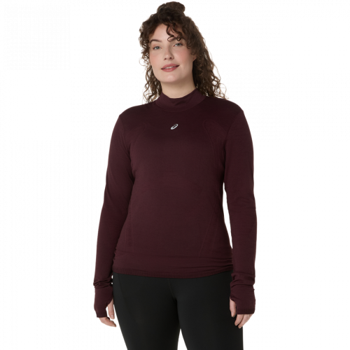 Лонгслів ASICS ROAD WINTER SEAMLESS LS TOP жін. бордовий S