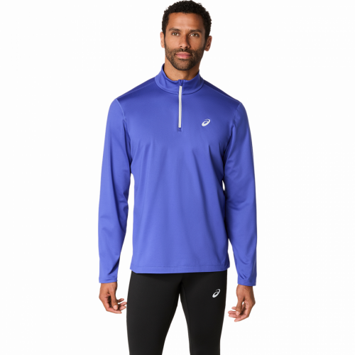 Лонгслив ASICS CORE LS 1/2 ZIP WINTER TOP муж. синий M