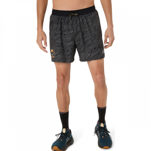 Шорти ASICS FUJITRAIL ALL OVER PRINT 5IN SHORT чол. чорний S