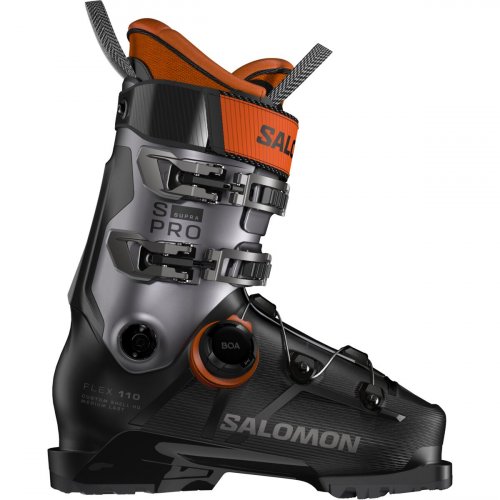 Черевики гірськолижні Salomon S/PRO SUPRA BOA 110 GW 25-26 чорний/сірий/помаранчевий 27-27.5