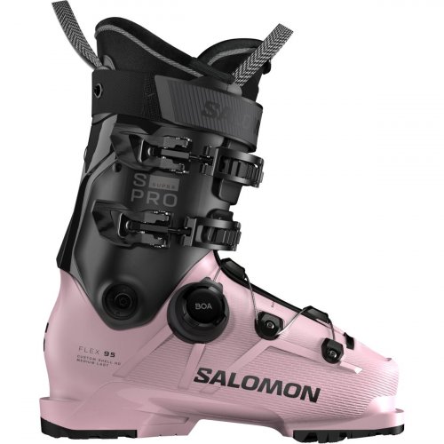 Ботинки горнолыжные Salomon S/PRO SUPRA BOA 95 W 25-26 розовый/черный 23-23.5