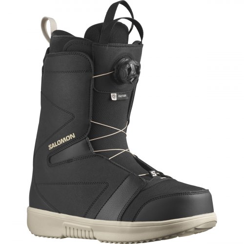 Ботинки сноубордические Salomon FACTION BOA 25-26 черный 25.5