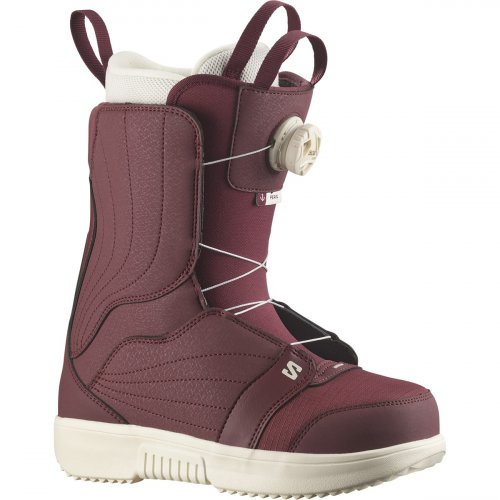 Черевики сноубордичні Salomon PEARL BOA 25-26 бордовий 23.5