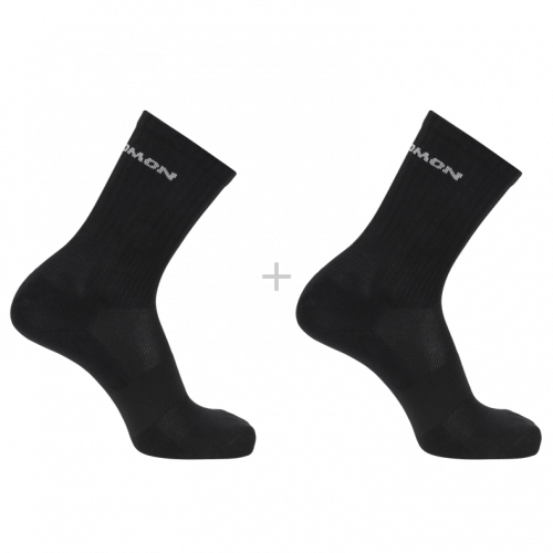 Носки Salomon EVASION CREW 2-PACK уни. черный 39/41
