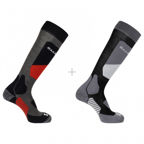 Носки г/л Salomon S/ACCESS 2-PACK уни. серый 39/41 Носки г/л Salomon S/ACCESS 2-PACK уни. серый 39/41