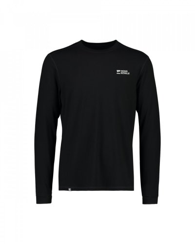 Лонгслив Mons Royale Cascade Merino Base Layer Long Sleeve муж. черный M