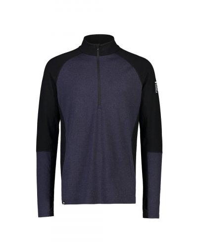 Лонгслив Mons Royale Olympus Merino Base Layer 1/2 Zip Long Sleeve муж. синий L