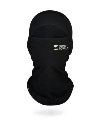 Балаклава Mons Royale Olympus Merino Balaclava уни. черный OS