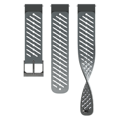 Ремінець 22 ATH5 SILICONE STRAP GRAPHITE GRAY S+M Ремінець 22 ATH5 SILICONE STRAP GRAPHITE GRAY S+M