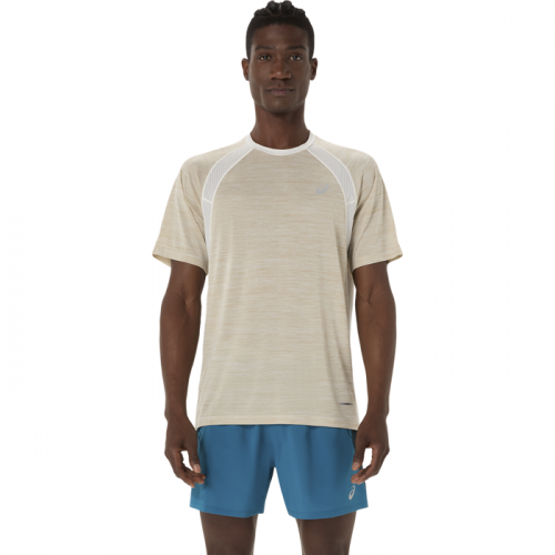 Футболка ASICS ROAD SS TOP чол. бежевий M