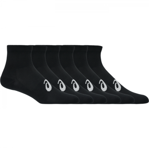 Шкарпетки (6 шт. в упаковці) ASICS 6 PACK QUARTER SOCK уні. чорний L