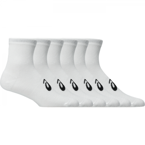 Шкарпетки (6 шт. в упаковці) ASICS 6 PACK QUARTER SOCK уні. білий L
