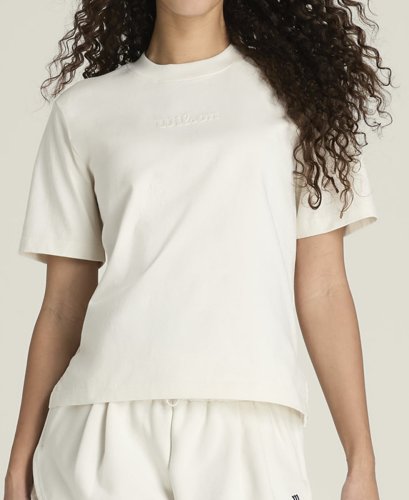 Футболка Wilson жен. ODERN TEE SANDRIFT GRAPH кремовый MD