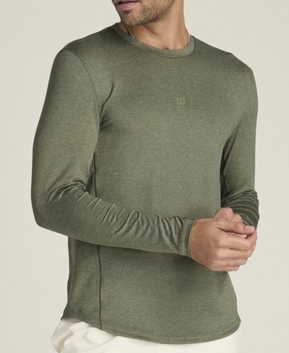 Кофта Wilson муж. EVERYDAY PERFORMANCE LS TEE VETIVER оливковый SM