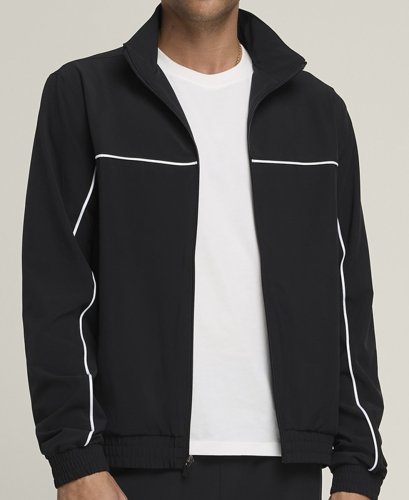 Кофта Wilson муж. TEAM WOVEN JACKET COLORBLOCK BLACK чёрный LG