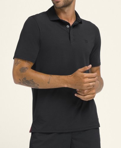 Поло Wilson муж. LEAGUE POLO BLACK чёрный SM