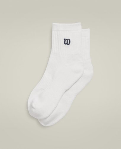Шкарпетки Wilson уні. QUARTER-LENGTH SOCK WH/NAVY білий/синій LG
